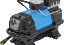 MINI COMPRESSEUR 12V + 3 ADAPTATEURS+LED