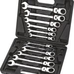 12 CLES MIXTES ARTICULEES A CLIQUET EN MALLETTE