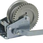 TREUIL DE TRACTION MANUEL HORIZONTAL AVEC CABLE 10M ET CROCHET - 450KG