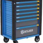 SERVANTE D'ATELIER 7 TIROIRS - 93 cm - PLATEAU EN ABS